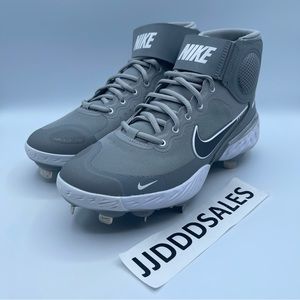 Nike Alpha Huarache Elite 3 React Mid Baseball Cleats CK0745-002 Men’s Size 7.5.